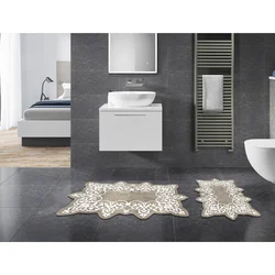 Lessentiel Maison Set 2 prostirke za kupatilo Krem