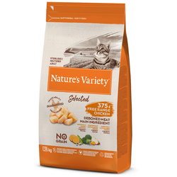 NATURES VARIETY Hrana za mačke sa piletinom Selected Adult Sterilised 1.25kg