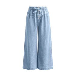 Imily Bela Kavbojke moder denim