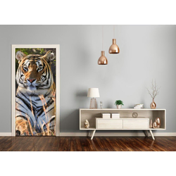 tulup.si Nalepka na vratih Tiger 95x205 cm