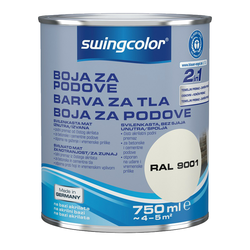 SWINGCOLOR boja za podove 2u1 boja bijele kave, 750 ml