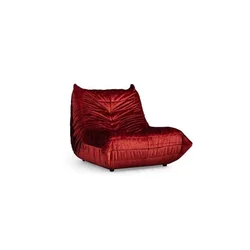 ATELIER DEL SOFA Fotelja sa visokim naslonom Ving Chair Bocek Red