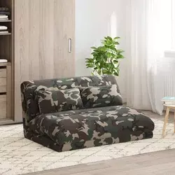 Podesivi podni naslonjač Maslinasto zelena Tkanina