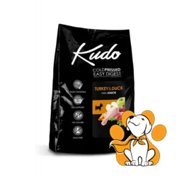 KUDO Turkey & Duck Mini Junior 12kg, Ćuretina i Pačetina za Male Štence