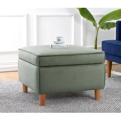 Atelier del Sofa Tabure Roscen, 63x43x63cm, Zeleni