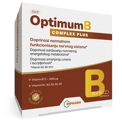 INPHARM Kompleks B vitamina Optimum B Complex Plus, 100 kapsula
