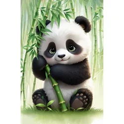Pingo Ars Dijamantski mozaik Zelenooka panda, 20x30 cm