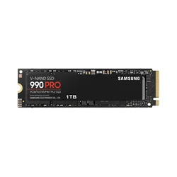 SAMSUNG SSD M.2 NVME 1TB 990 pro MZ-V9P1T0BW 7450MBs/6900MBs crni