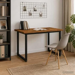 vidaXL Jedilna miza z naravno robom 120 x 80 x 75 cm