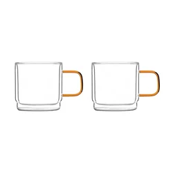 Vialli Design Set šolja za kafu Amber, 320 ml, Providni