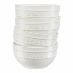 STAUB Jedilna skleda, 400 ml, set 4, slonovina, keramika,