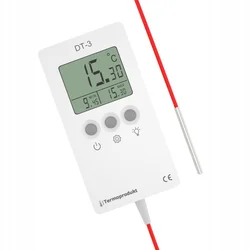 Termometer DT-3 MIN/MAX/ALARM s sondo ST-05 50 mm kabel 1M silver