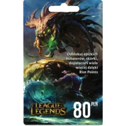 League of Legends Gift Card 80 PLN - Riot Key - EUROPE Server Only