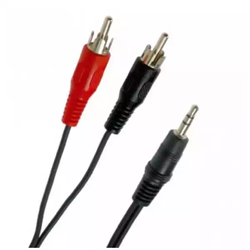 Kabl 3.5mm Ž - 2 x činč M 0.2m