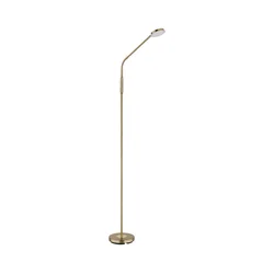 Globo 58504SM - LED prigušiva dodirna stojeća lampa SILVIO LED/6,5W/230V mesing