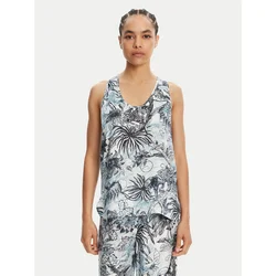 Just Cavalli Top 78PAH640 Modra Regular Fit