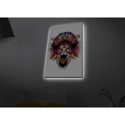 Zidna slika sa LED osvetljenjem 4570MDACT-076, 45x70 cm