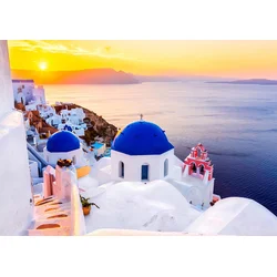Enjoy - Puzzle Sunrise over Santorini, Greece - 1 000 kosov