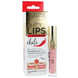 EVELINE Sjaj za povećanje volumena usana, Čili, 4.5 ml