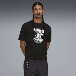 PUMA Graphic Relaxed Breakfast Tee Men, Clothing, Black, L