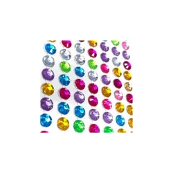 Štras perla 4 mm šarena