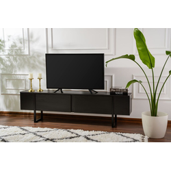 Hanah Home TV Komoda Serenity, 180x50x29.5cm, Crna
