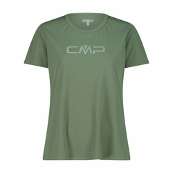 CMP WOMAN T-SHIRT, maja ž.kr poh, zelena 39T5676P