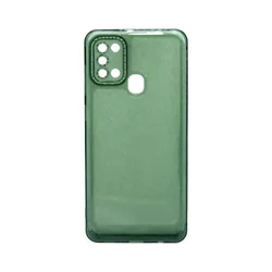 Maska za telefon TRANSPARENT COLOR za Samsung A21s, Zelena