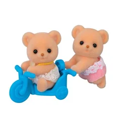 Sylvanian Families Dvojčka piškotnih medvedkov z motorjem