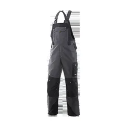 CANIS Radne pantalone sa tregerima Sirius Tristan/ siva/zelena