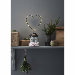 Markslöjd 705855 - LED božićna dekoracija SWEETIE LED/0,45W/3xAA srce