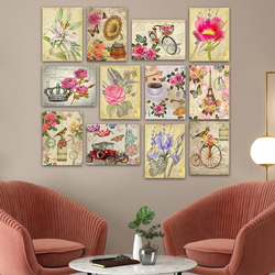 WALLXPERT slika od 12 delova, FLOWERS 12MDF31YS