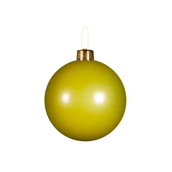 Novogodišnja ukrasna kugla Party Ball na naduvavanje 75 cm, Žuta