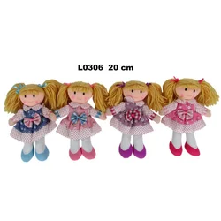 Mekana lutka u haljinici 20cm 156464