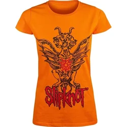 Slipknot Winged Devil (Back Print) Orange L Ženske Majica