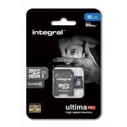 INTEGRALMEMORY Ultima Pro 32GB MicroSDHC 40 MB/s INMSDH32G10-90U1