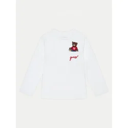 Guess Bluza N4BI06 I3Z14 Bela Regular Fit