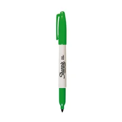 Sharp - Marker Sharpie Fine, 1 kos, temno zelen