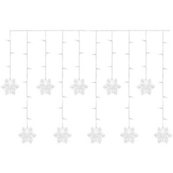 LED božićna zavesa 60xLED/1,35W 635x50 cm hladna bela
