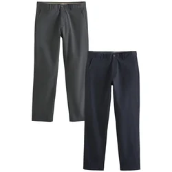 Next Chino hlače modra/siva