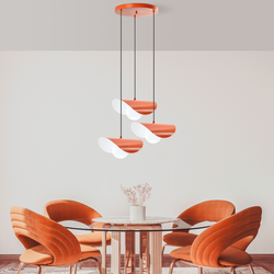 Opviq Luster Vatoz-Nus-6141, 75-112cm, 50 cm, 3xE27, Narandžasti