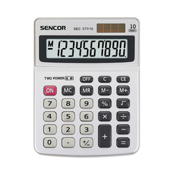 Sencor - Namizni kalkulator 1xLR41 srebrn