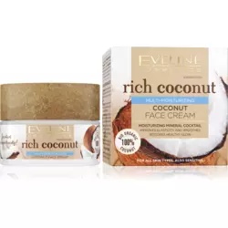 EVELINE - RICH COCONUT HIDRATANTNA KREMA ZA LICE SA KOKOSOM 50 ML