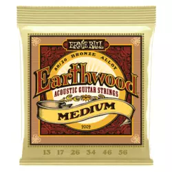Ernie Ball Earthwood |13-56 Bronze Light Acoustic Strings #2002