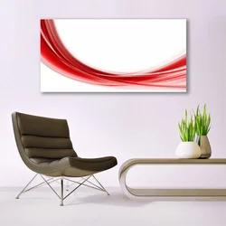 tulup.si Steklena slika Abstrakcija graphics 140x70 cm 2 obešalnika