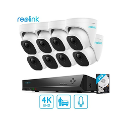 Reolink RLK16-820D8-A kompletan set za video nadzor [1x NVR RLN16-410  8x RLC-820A PoE kamera]