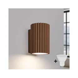 Brilagi - LED zidno svetlo CRESTO 1xGU10/10W/230V 10 cm braon