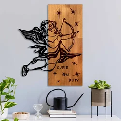 Wallity Zidna dekoracija Eros 02, 47 x 58x 3 cm, Smeđa