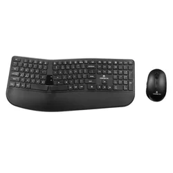 Volkano Set Bežična tastatura + Bežični miš VK-20302-BK, Crni