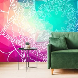 Tapeta pastelna Mandala - 245x165